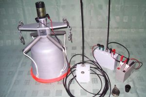 Ace Capture Suspended net gun with radio-controlled remote firing system.