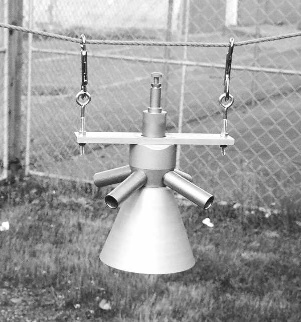 Suspended Ace Live Animal Capture net gun for capturing large and