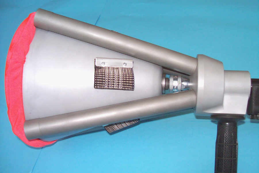 canister from Ace apture handheld net gun