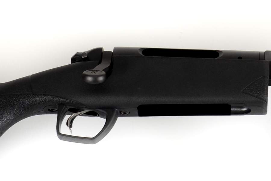 Handheld canister-switch net gun, showing action